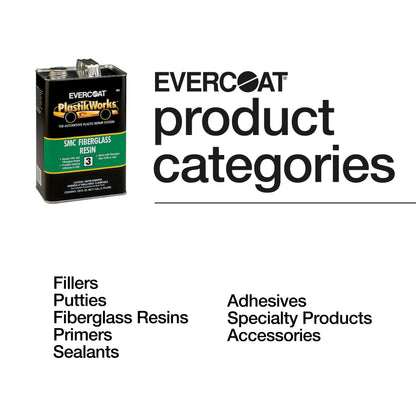 Evercoat SMC Fiberglass Resin for SMC and Fiberglass Reinforced Repairs - 128 Fl Oz