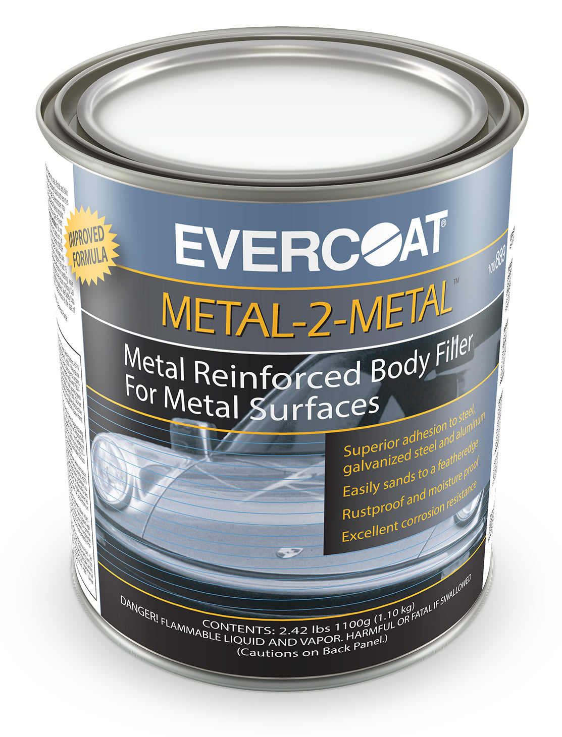 Fibreglass Evercoat 889 Metal-2-Metal Aluminum Reinforced Filler - Quart