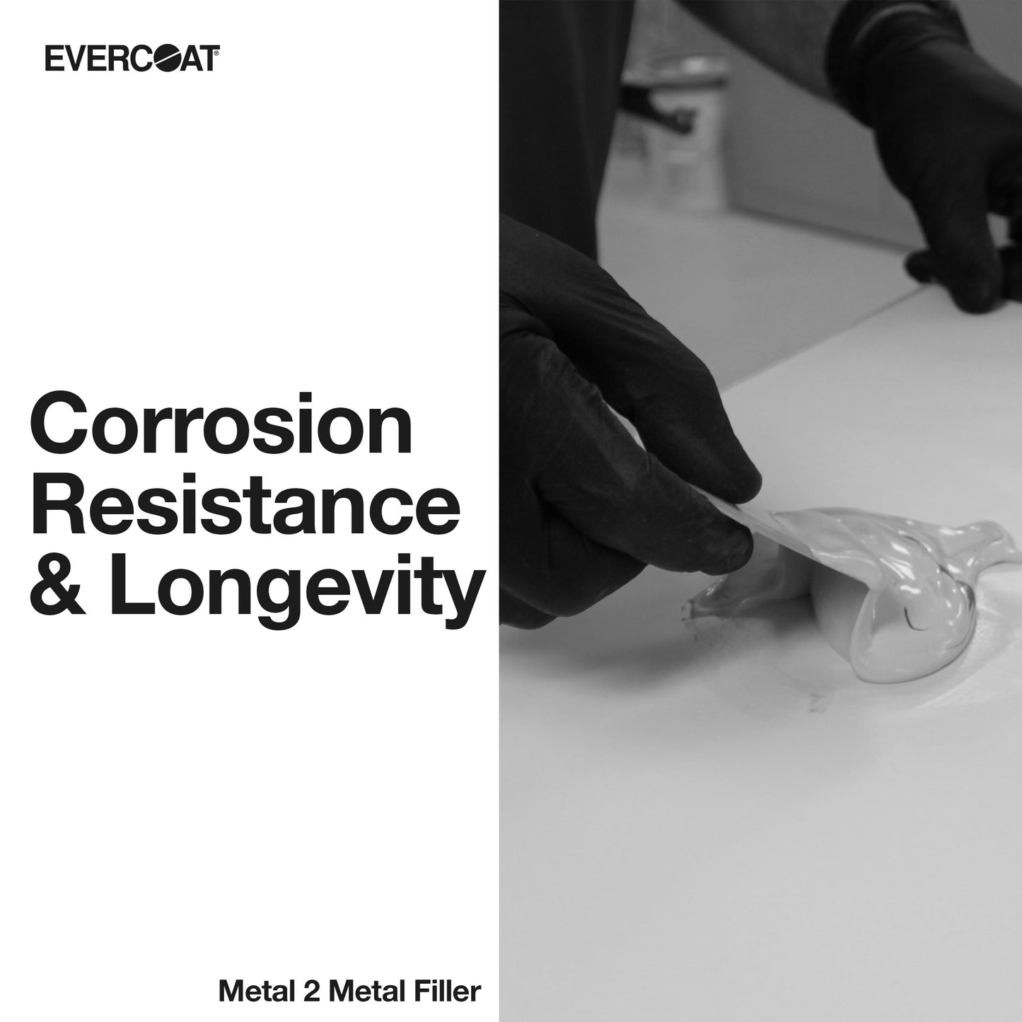 Fibreglass Evercoat 889 Metal-2-Metal Aluminum Reinforced Filler - Quart