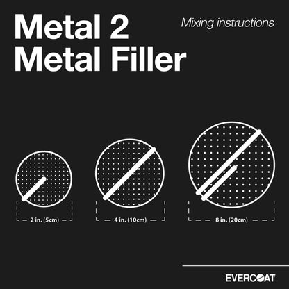 Fibreglass Evercoat 889 Metal-2-Metal Aluminum Reinforced Filler - Quart