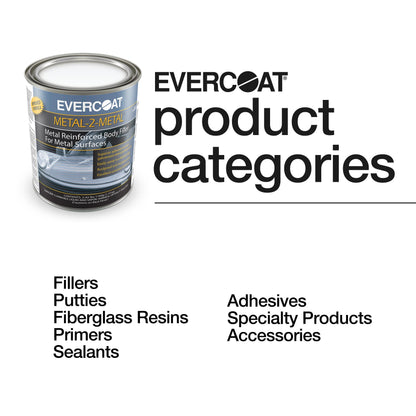 Fibreglass Evercoat 889 Metal-2-Metal Aluminum Reinforced Filler - Quart