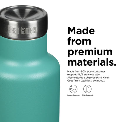 Klean Kanteen Insulated Pour Through - 25 oz - Porcelain Green