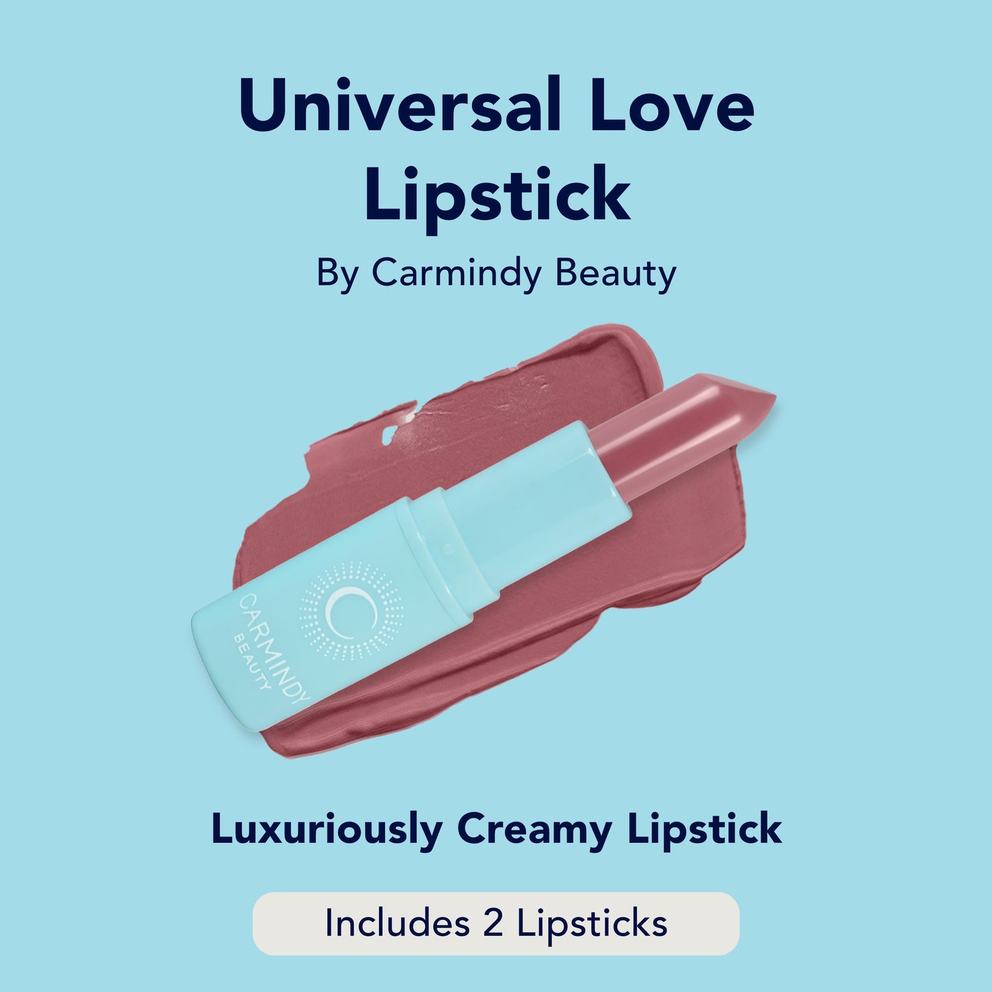Scent Beauty - Carmindy Lipstick Pink Suede - 2 pack