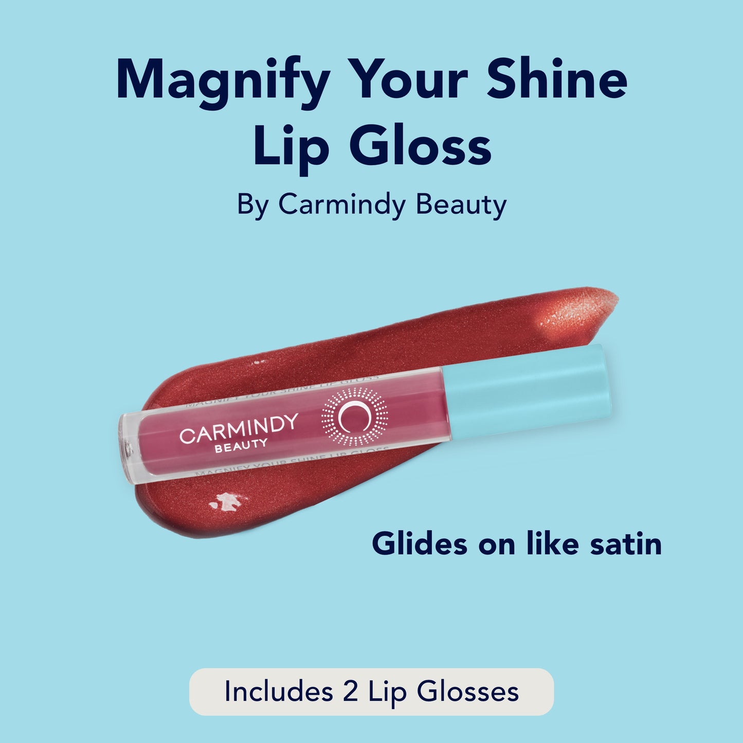 Scent Beauty - Carmindy Suncast Rose Gloss - 2 pack