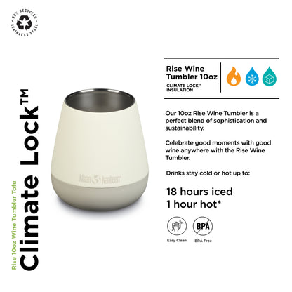 Klean Kanteen Rise 10oz Wine Tumbler - Stainless Steel - Tofu