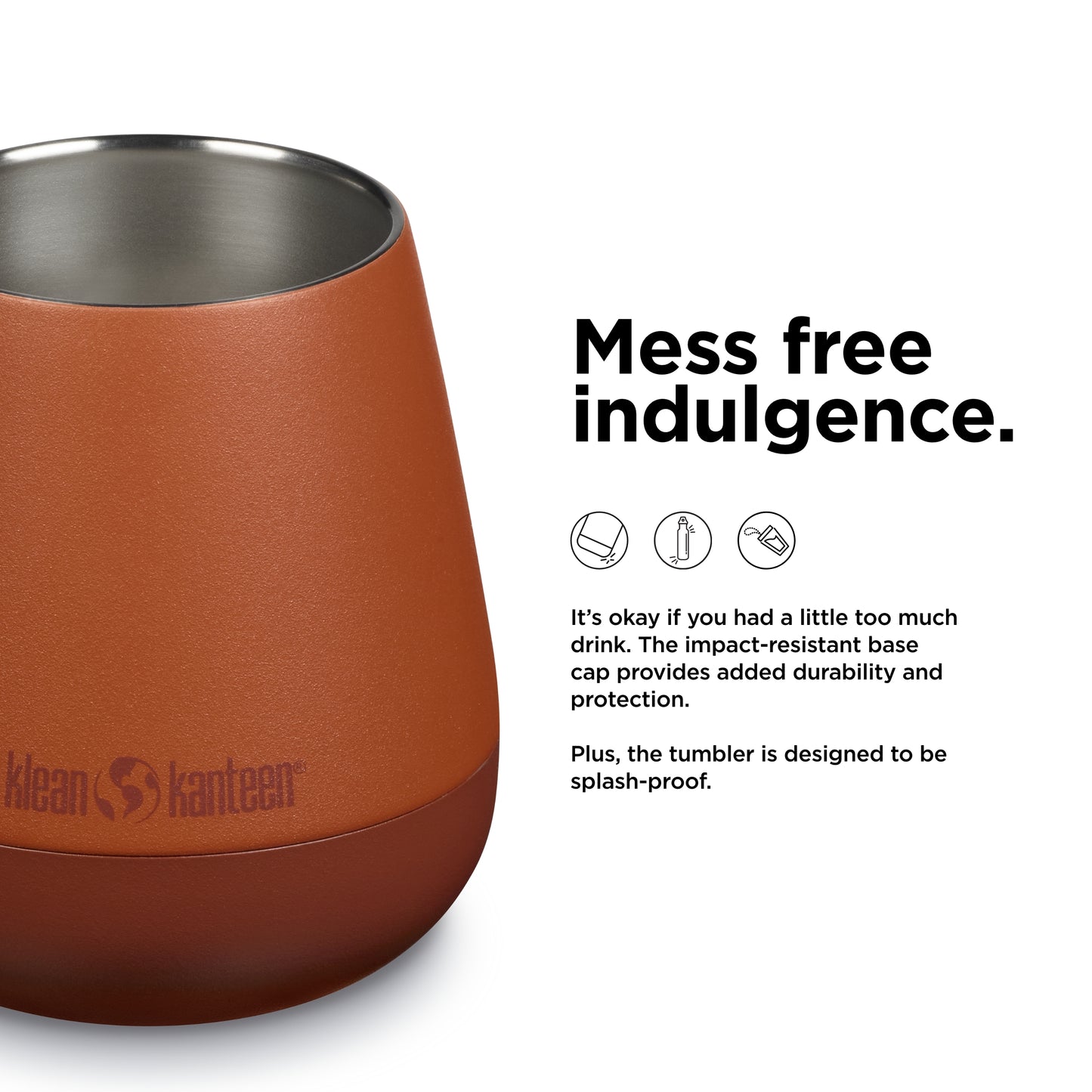 Klean Kanteen Rise 10oz Wine Tumbler - Stainless Steel - Autumn Glaze