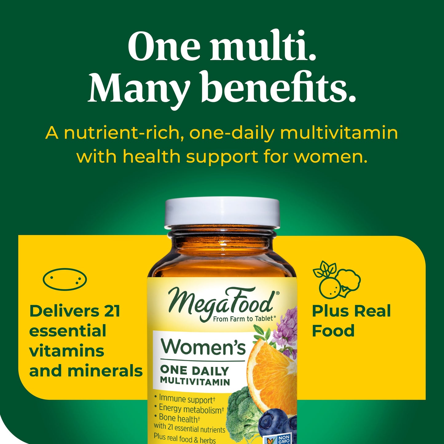 Megafood Women's One Daily Multivitamin Support for Energy