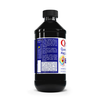 Quantum Mag Liquid - Promotes Whole Body Mineral Health - Rich in Magnesium - Solar-Evaporated Mineral Concentrate from Utah‚Äôs Great Salt Lake - 8 FL OZ
