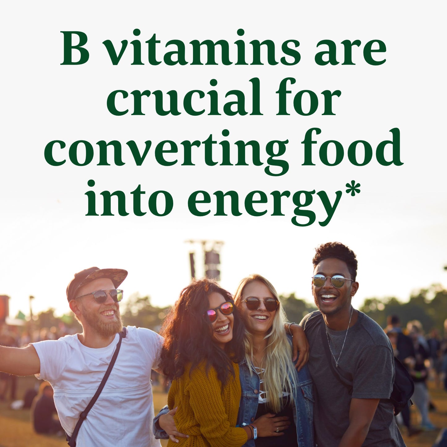 MegaFood Balanced B Complex - Supports Celllular Energy with Vitamins B1, B2, B3, B5, B6, B7, B9, B12 - Gluten Free and Made Without Dairy - Vegan - 60 Tabs