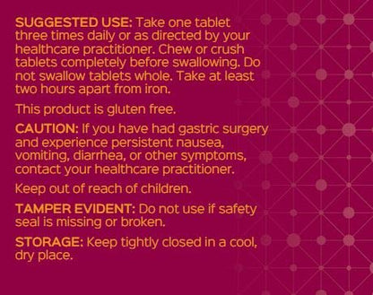 Bariatric Advantage Calcium Citrate Chewable 500mg with Vitamin D3 for Bariatric Surgery Patients Including Gastric Bypass and Sleeve Gastrectomy, Low Sugar - Cinnamon Flavor, 270 Count