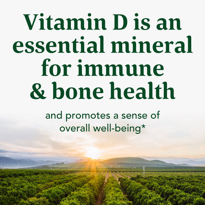MegaFood, Vitamin D3 2000 IU, Immune and Bone Health Support, Vitamin and Dietary Supplement, Gluten Free, Vegetarian, 60 Tablets