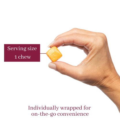 Bariatric Advantage Calcium Citrate Chewy Bites 500mg with Vitamin D3 for Bariatric Surgery Patients Including Gastric Bypass and Sleeve Gastrectomy, Sugar Free - Tropical Orange Flavor, 90 Count