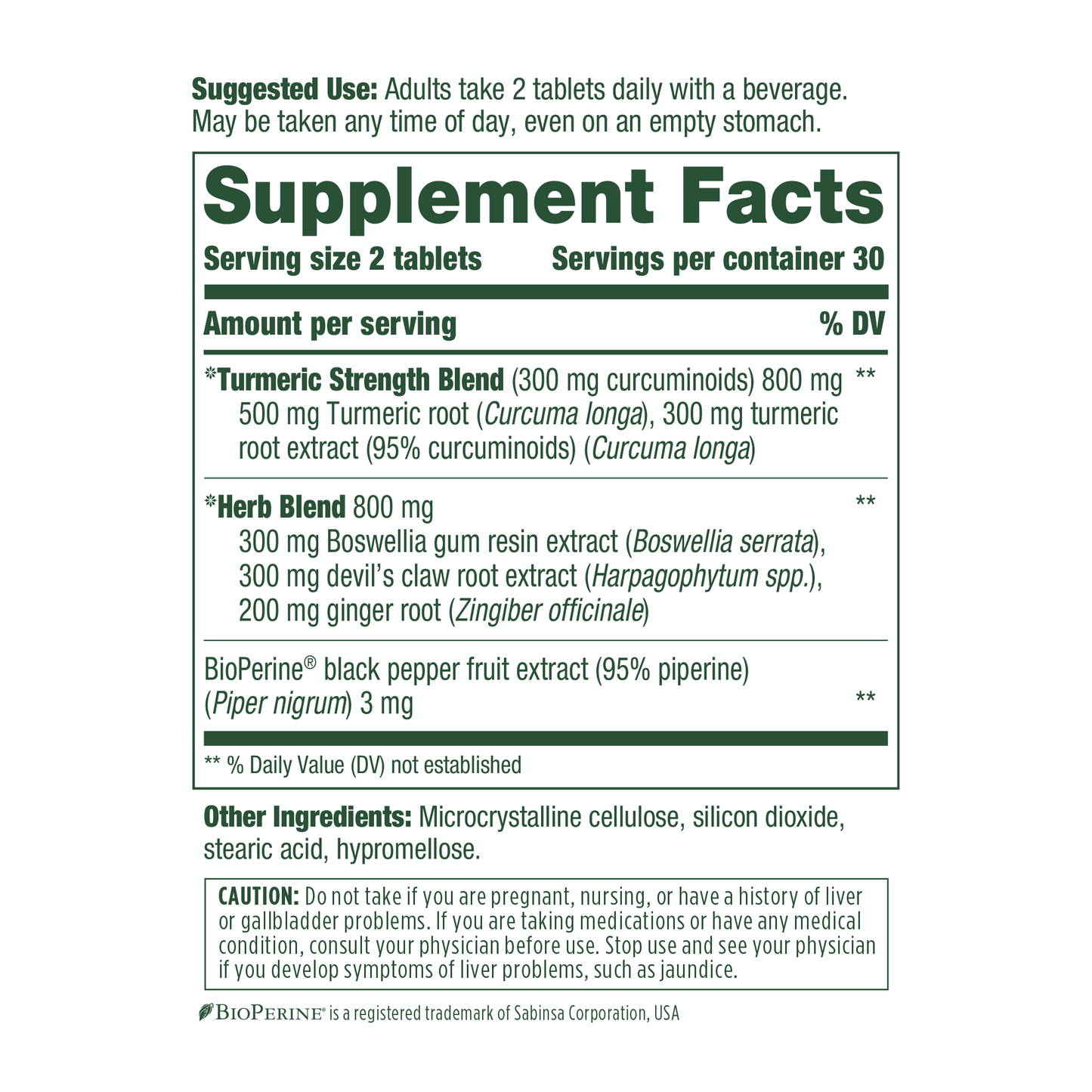 MegaFood, Turmeric Strength for Joint, Maintains Joint Health and Mobility, Vitamin and Herbal Dietary Supplement, Gluten Free, Vegan, 60 tablets (30 servings)