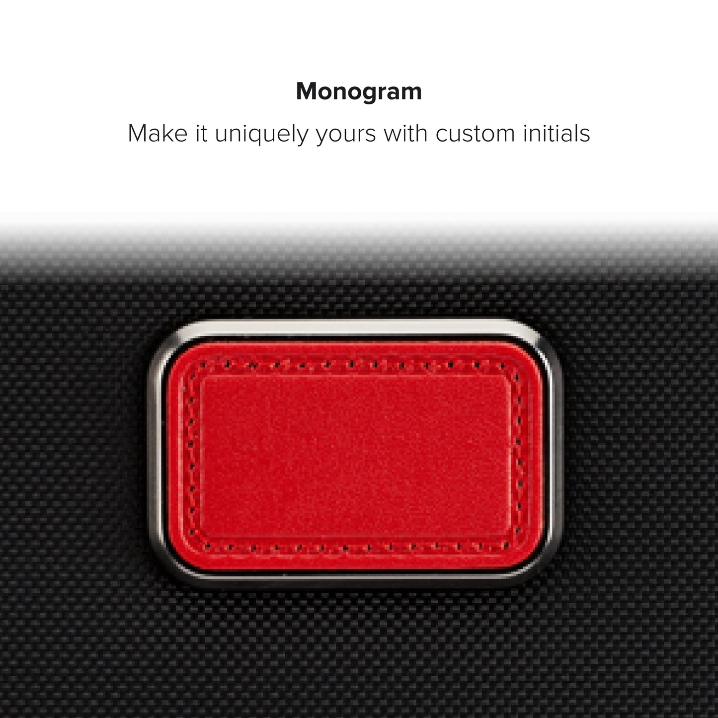 TUMI - Accents Kit - Includes 2 Leather Monogram Patches, 1 Leather Luggage Handle Wrap, 1 Luggage Tag & 8 Leather Zipper Pulls - Cherry