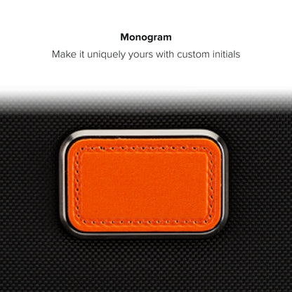 TUMI - Accents Kit - Includes 2 Leather Monogram Patches, 1 Leather Luggage Handle Wrap, 1 Luggage Tag & 8 Leather Zipper Pulls - Sunrise