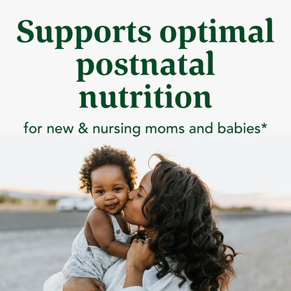 MegaFood Baby & Me 2 Postnatal Multi - Postnatal Multivitamin for Women with Folic Acid, Choline, Biotin, Moringa Leaf, and More - Non-GMO Project Verified and Vegetarian - 120 Tabs (60 Servings)