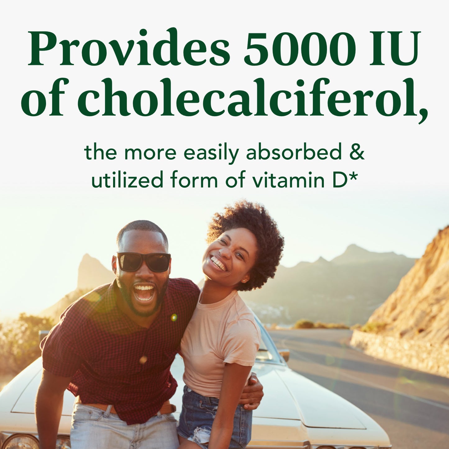 MegaFood Vitamin D3 5000 IU (125 mcg) - Bone Health and Immune Support with Vitamins D3, K, and K2 - Vegetarian, Gluten-Free - Made Without Dairy or Soy - 120 Caps
