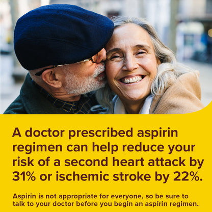 Bayer Chewable Low Dose Aspirin Orange - Value Pack, 36-Count Chewable Tablets (Pack of 9)