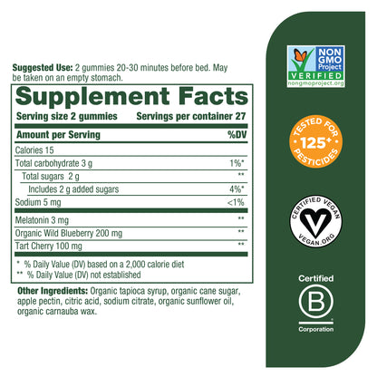 ‚ÄãMegaFood Melatonin Gummy - Soft Chew Supplement to Support Relaxation & Sleep - Vegan - Gluten-Free - Berry - 54 Count (3 Pack)