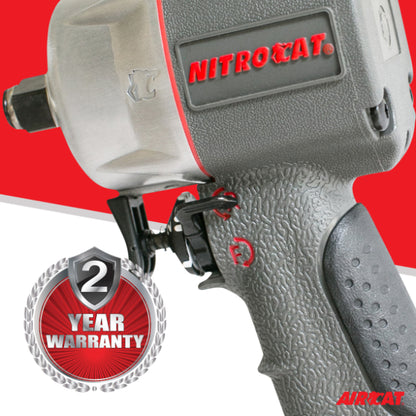 AIRCAT 1056-XL 1/2-Inch Nitrocat Composite Compact Impact Wrench 750 ft-lbs