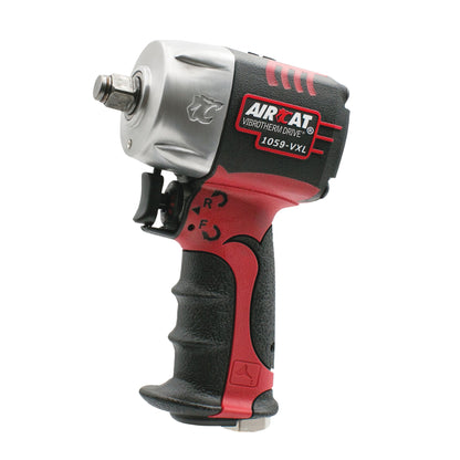 AIRCAT 1059-VXL 3/8" VIBROTHERM DRIVE Compact Impact,Red, Black, Silver