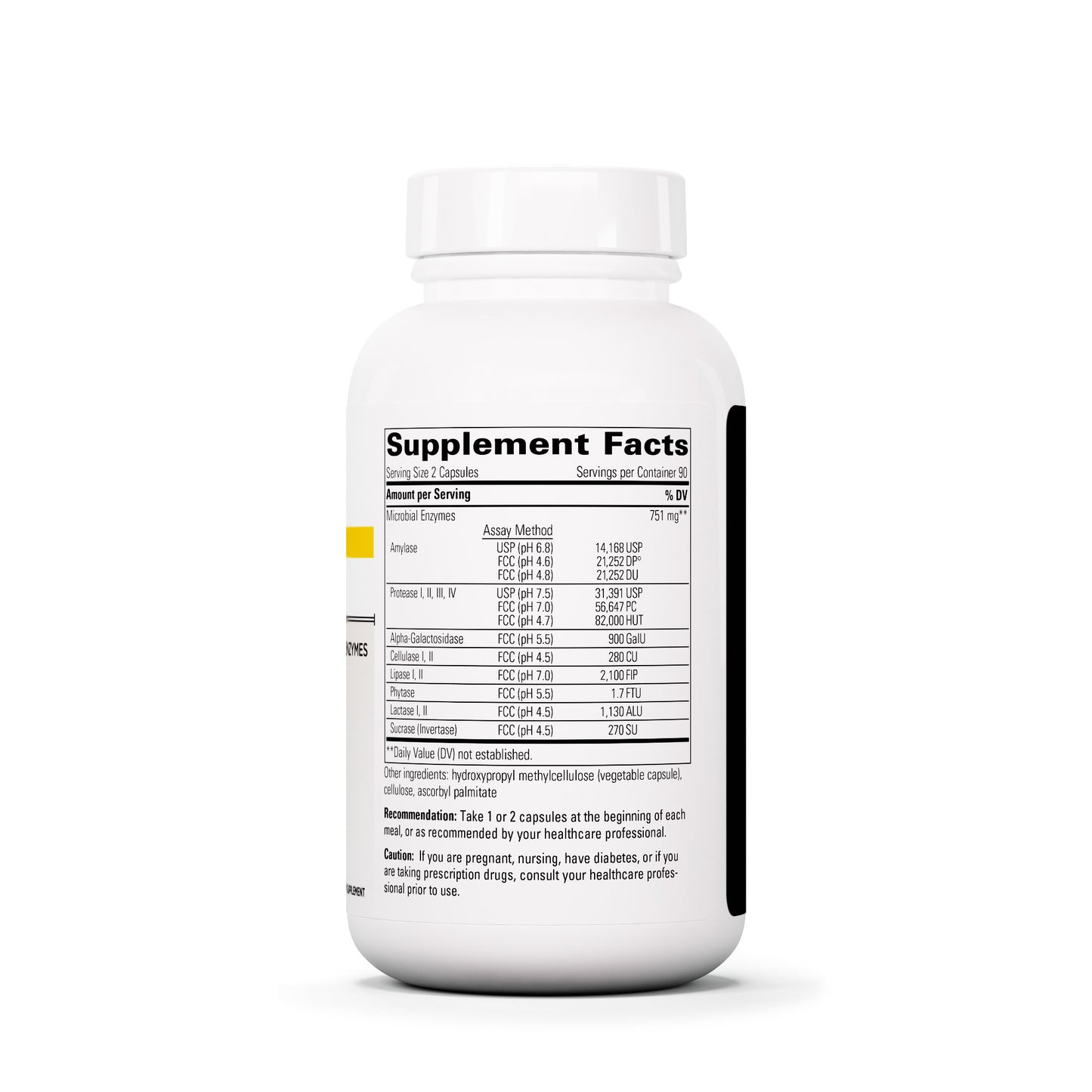 Integrative Therapeutics Similase BV - Physician Developed Digestive Enzymes for Digestion of Beans and Vegetables* - Includes Alpha-Galactosidase - Dairy Free - 180 Vegetable Capsules