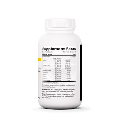 Integrative Therapeutics Similase BV - Physician Developed Digestive Enzymes for Digestion of Beans and Vegetables* - Includes Alpha-Galactosidase - Dairy Free - 180 Vegetable Capsules