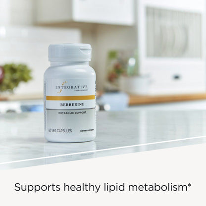 Integrative Therapeutics Berberine - Metabolic Support Supplement with Berberine HCl* - for Men and Women - Gluten Free and Vegan - 60 500 mg Capsules - 2 Pack