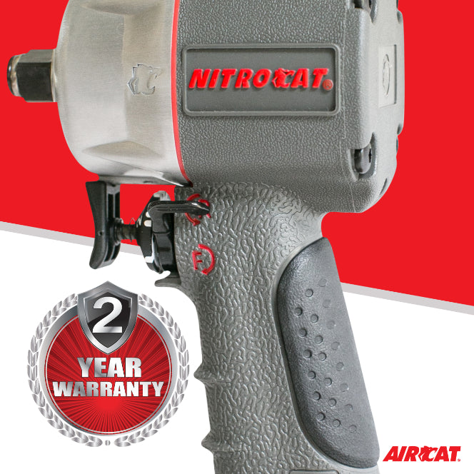 AIRCAT 1076-XL 3/8-Inch Nitrocat Composite Compact Impact Wrench 750 ft-lbs