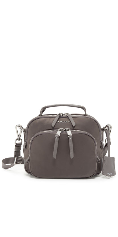 TUMI - Voyageur Troy Crossbody Bag - Over Shoulder Satchel for Women - Zinc