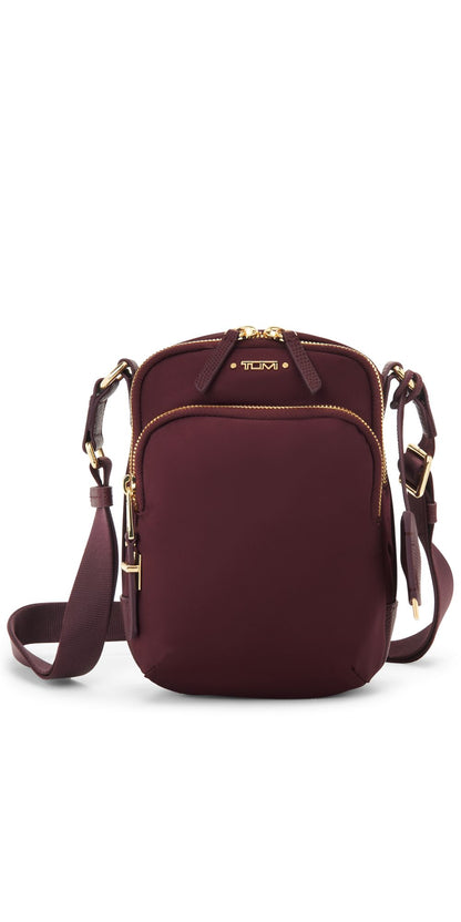 TUMI - Voyageur Ruma Crossbody Bag - Over Shoulder Satchel for Women - Beetroot