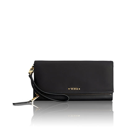 TUMI - Voyageur Travel Wallet - Wristlet Wallet with Passport, Cash & Card Holders - Zipper Wallet for Women - With Gift Box - Black