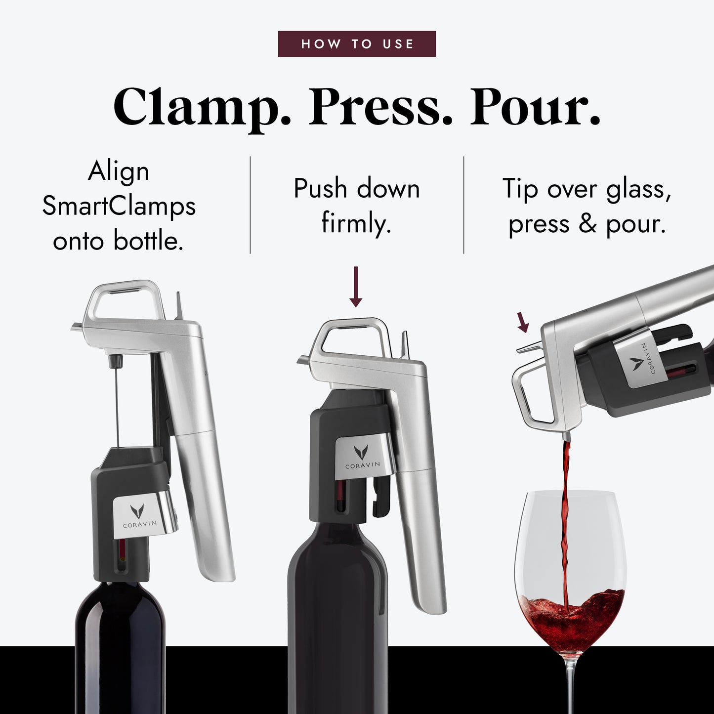 Coravin Timeless Six Plus - Wine Preservation System and Aerator - Includes 3 Argon Gas Capsules, 6 Screwcaps, Aerator, and Carry Case - Silver