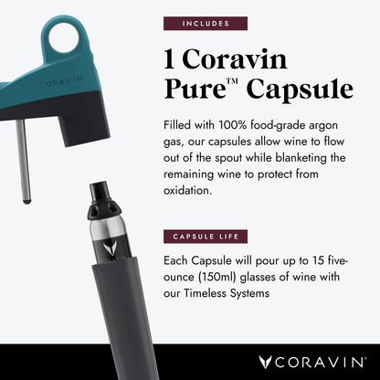 Coravin Pivot Wine Preservation System, Teal