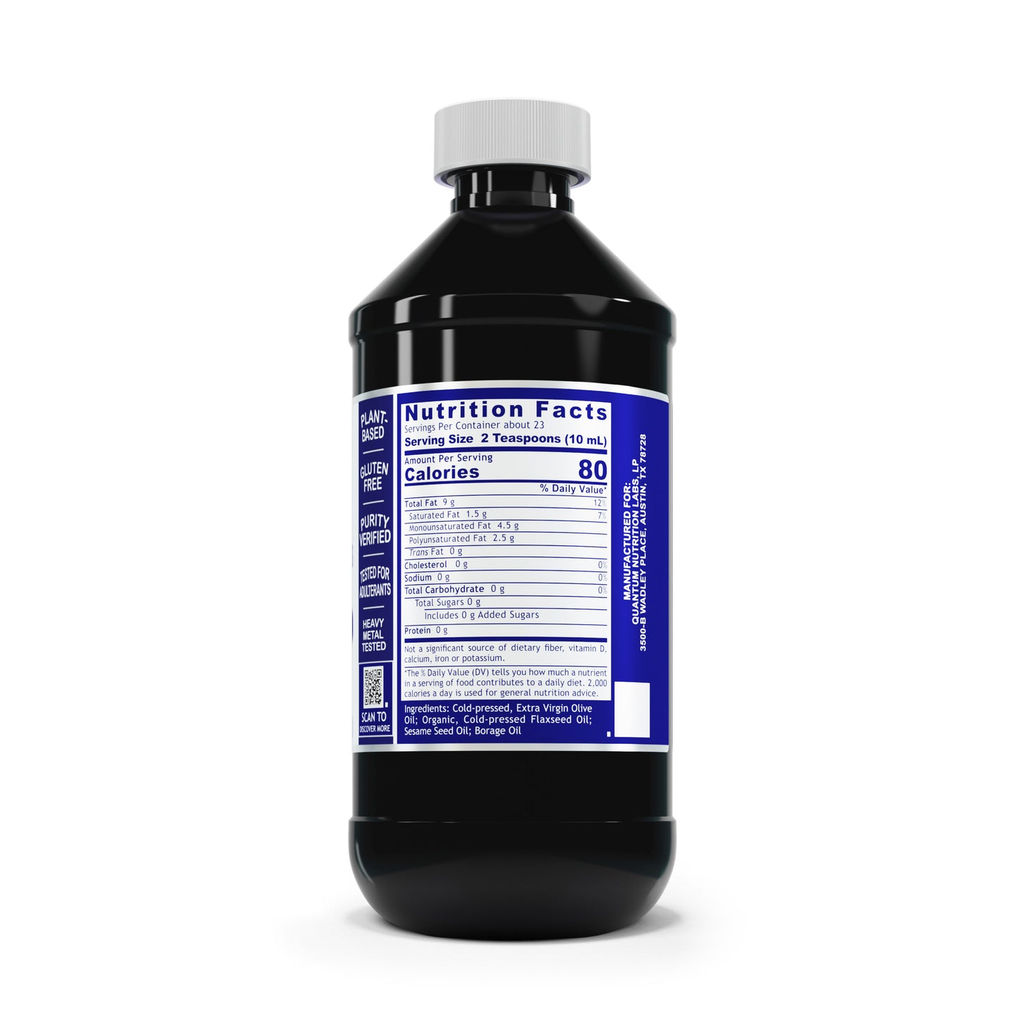 Quantum Nutrition Labs Omega-3 - 8 Fl Oz