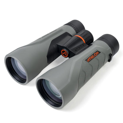 Athlon Optics 10x50 Argos G2 HD Gray Binoculars with Eye Relief for Adults and Kids, High-Powered Binoculars for Hunting, Birdwatching, and More
