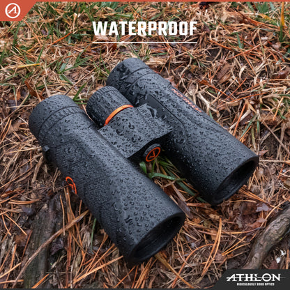Athlon Optics 10x42 Argos G2 UHD Black Binoculars with Eye Relief for Adults and Kids, High-Powered Binoculars for Hunting, Birdwatching, and More