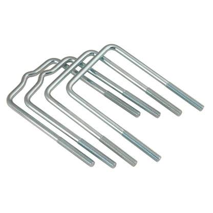 CE Smith - 11416 Straight (2) & Formed (2) Square U-bolt Kit - 3/8" x 3-1/2" x 6"