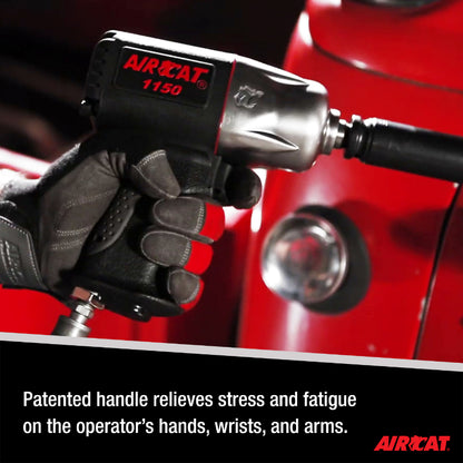AIRCAT 1150 1/2-Inch Drive ""Killer Torque"" Composite Impact Wrench 1295 ft-lbs