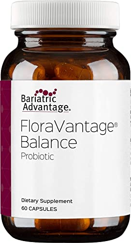 Bariatric Advantage FloraVantage Balance Capsules, Probiotic Supplement for Bariatric Surgery Patients for Healthy Immune Support - 60 Count