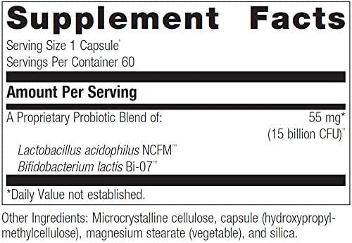 Bariatric Advantage FloraVantage Balance Capsules, Probiotic Supplement for Bariatric Surgery Patients for Healthy Immune Support - 60 Count