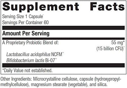 Bariatric Advantage FloraVantage Balance Capsules, Probiotic Supplement for Bariatric Surgery Patients for Healthy Immune Support - 60 Count