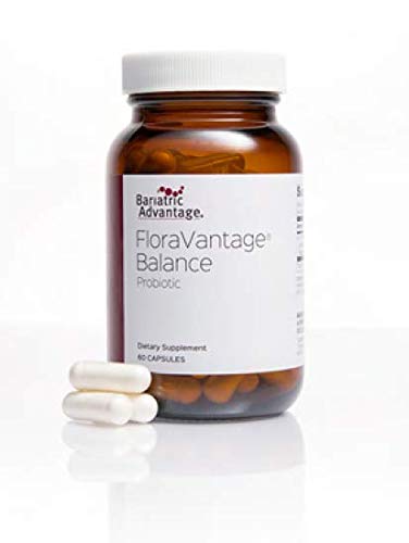 Bariatric Advantage FloraVantage Balance Capsules, Probiotic Supplement for Bariatric Surgery Patients for Healthy Immune Support - 60 Count