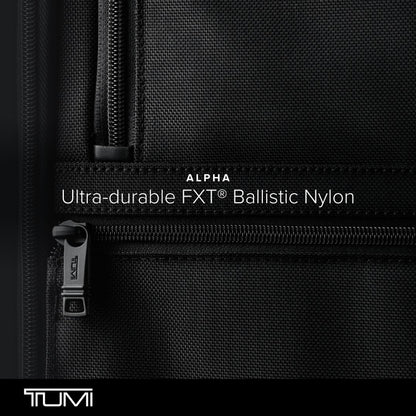 TUMI - Alpha 3 International Dual Access 4 Wheeled Carry-On Luggage - 22 Inch Rolling Suitcase for Men and Women - Black/Gold
