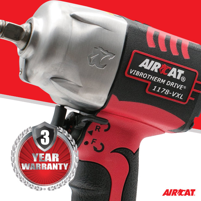 AIRCAT 1178-VXL 1/2-Inch Vibrotherm Drive Composite Impact Wrench 1300 ft-lbs