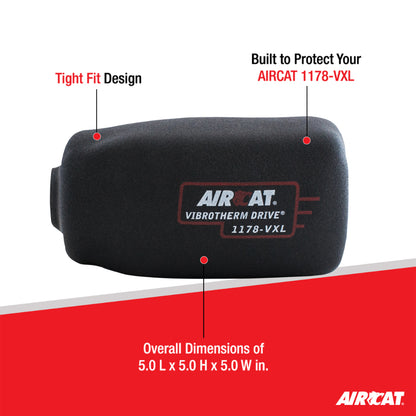 AIRCAT 1178-VXLBB: Sleek Black Boot for AIRCAT 1178-VXL