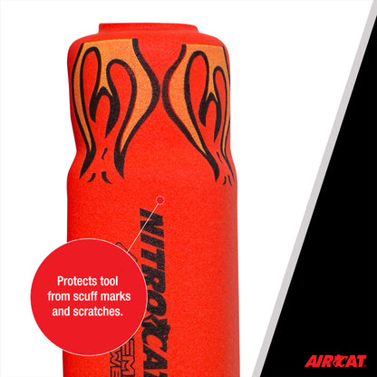 NITROCAT 1200-KBR: Red Flame Nose Boot for AIRCAT 1200-K 1/2-Inch Impact Wrench