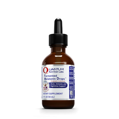 Quantum Melatonin Drops - Probiotic-Fermented Melatonin for Quantum Brain, Sleep, and Immune Support