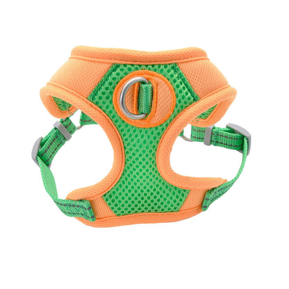 Coastal - Pro Reflective Mesh Dog Harness - Comfortable and Bright for High Visibility - Lime with Orange - 5/8‚Äù x 19"-23‚Äù