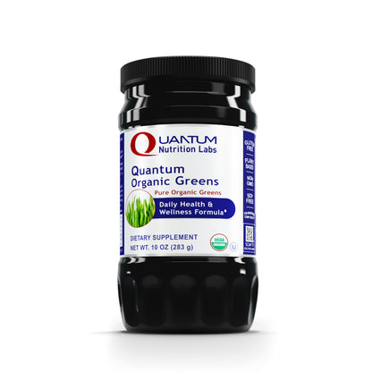 Quantum Greens, 10oz Powder - Super Nutrition Greens Formula with Grass-Plus Blend for Quantum-State Health and Vitality Support